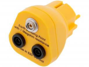 Jordningsplugg ESD 4mm/10mm @ electrokit