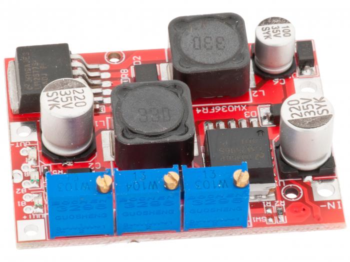 DC-DC omvandlare step-up/step-down 1.25-25V 3A @ electrokit (2 av 4)