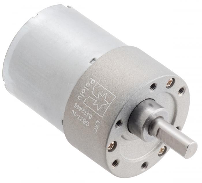 DC-motor med kuggvxel 12VDC 19:1 530rpm @ electrokit (1 av 4)