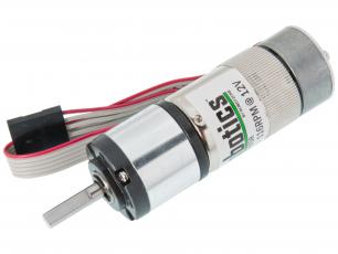 DC-motor med planetväxel och enkoder 3-12V 104:1 116rpm @ electrokit