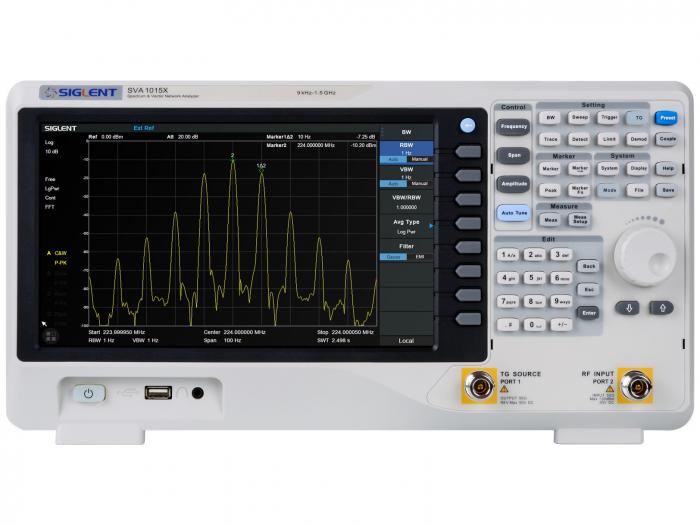 Spektrum- och ntverksanalysator 1.5GHz SVA1015X (inkl VNA) @ electrokit (1 av 4)