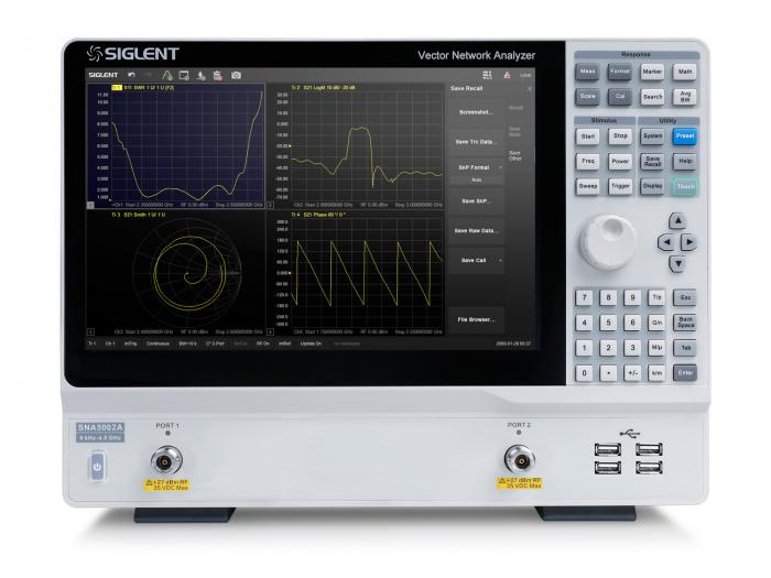 Vektorntverksanalysator VNA 4.5GHz 2-port SNA5002A @ electrokit (1 av 4)