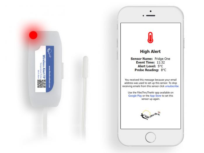 Wireless Alert - vervakning hg/lg temperatur @ electrokit (2 av 2)