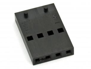 Kontakthus C-GRID III 1x4p 2.54mm @ electrokit