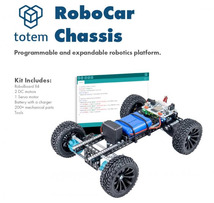 Totem RoboCar Chassis @ electrokit (6 av 8)