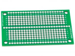 Experimentkort breadboard PCB 270 hål @ electrokit