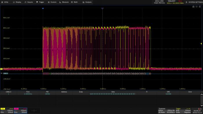 USB 2.0 trigger and decode SDS7000A-USB2 @ electrokit (1 av 1)