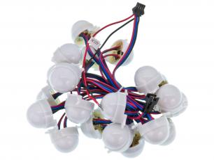 LED slinga RGB 20x ø30mm @ electrokit