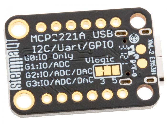 Adafruit MCP2221A Breakout -USB till GPIO ADC I2C @ electrokit (3 av 3)