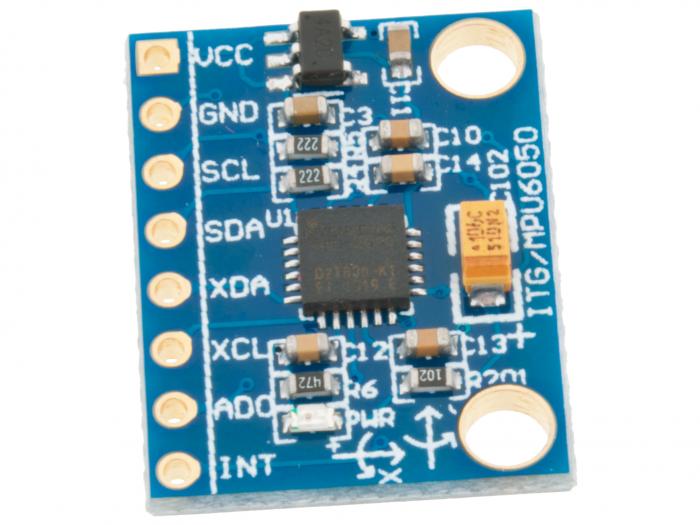 MPU-6050 accelerometer 3-axel & gyro monterad p kort @ electrokit (1 av 3)