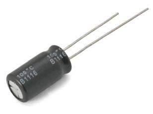 El.lyt 100uF 35V 105C ø8x11mm @ electrokit