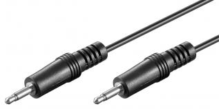 Audiokabel 3.5mm hane/hane 1.5m mono @ electrokit