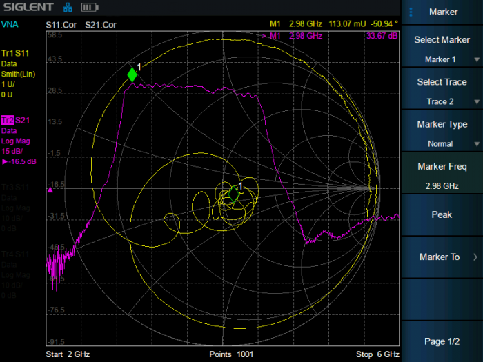 100kHz - 3.6/7.5GHz vector network analyzer SHA850-VNA @ electrokit (1 av 1)