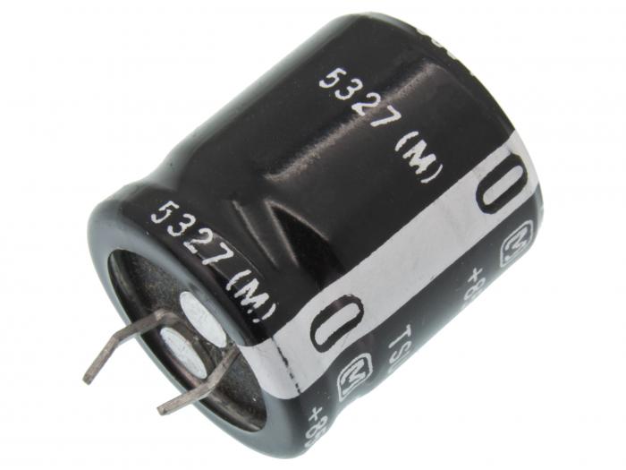 El.lyt 47uF 385V 85C 22x25mm snap-in @ electrokit (1 av 1)