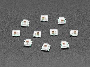 LED SMD2020 RGB adresserbar WS2812B - 10-pack @ electrokit