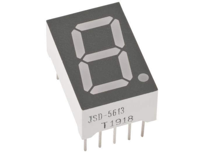 LED-display 7-seg 14mm vit CC @ electrokit (1 av 2)