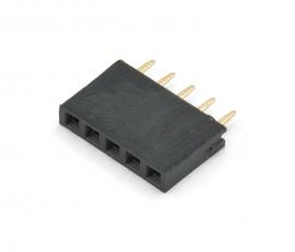 Hylslist 2.54mm 1x5p @ electrokit