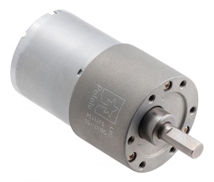 DC-motor med kuggvxel 12VDC 150:1 67rpm @ electrokit (1 av 7)