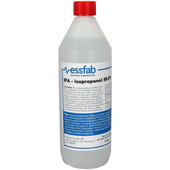 Isopropanol IPA 99.5% 1liter @ electrokit (1 av 3)