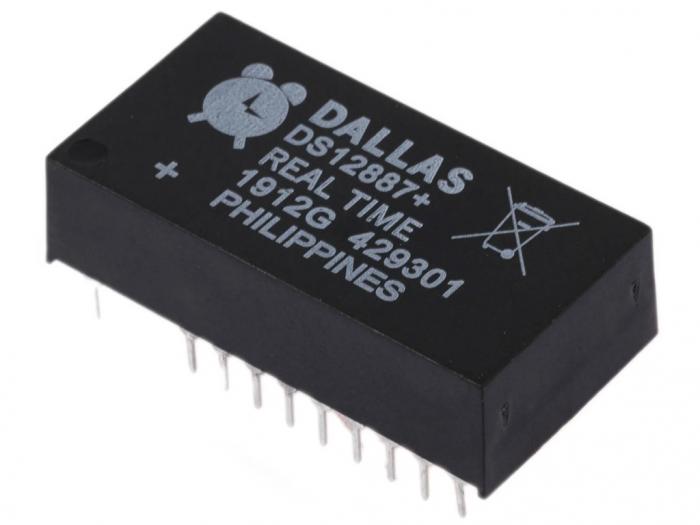 DS12887+ DIP-24W Real-Time Clock with SRAM @ electrokit (1 av 2)