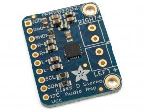 Förstärkare klass-D 2.8W stereo AGC I2C @ electrokit