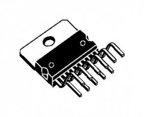 TDA2004R MULTIWATT-11 Audioförstärkare 10+10W @ electrokit