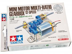 Tamiya Mini Motor Multi-Ratio Gearbox (12-speed) @ electrokit