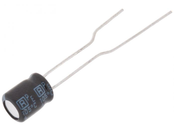 El.lyt 10uF 50V 105C 5x7mm @ electrokit (1 av 1)