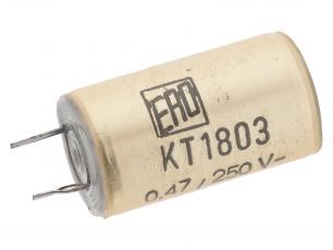 Kondensator 470nF 250V ø14x26mm @ electrokit