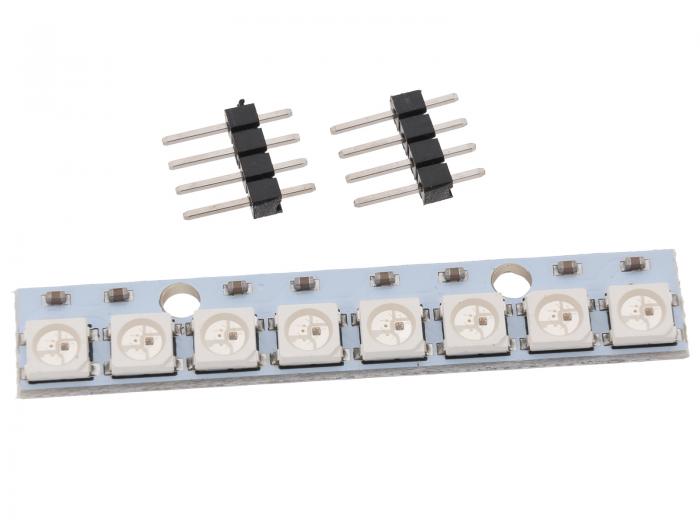 NeoPixel 8 LEDs WS2812 @ electrokit (2 av 3)