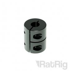 Coupler - Rigid Type - Black 25*20mm - 5mm to 8mm @ electrokit