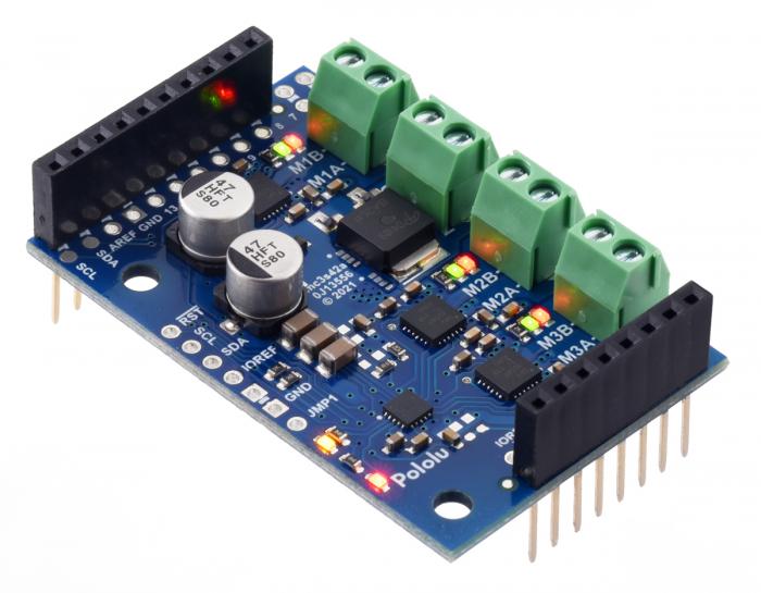 Motoron M3S256 Triple Motor Controller Shield for Arduino @ electrokit (1 av 8)