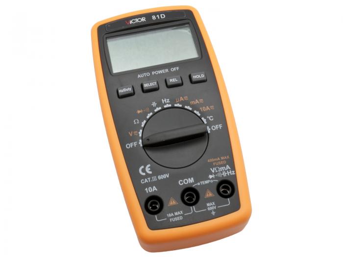 Multimeter 81D digital 3 1/2 siffra auto range @ electrokit (1 av 3)