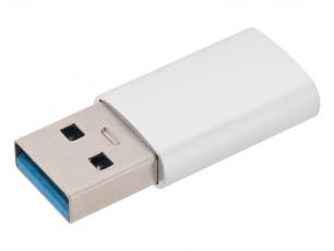 Adapter USB 3.0 A-hane C-hona Aluminium @ electrokit