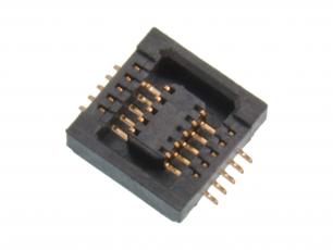 Kontakt DF23 - SMD 10-pol 0.5mm @ electrokit