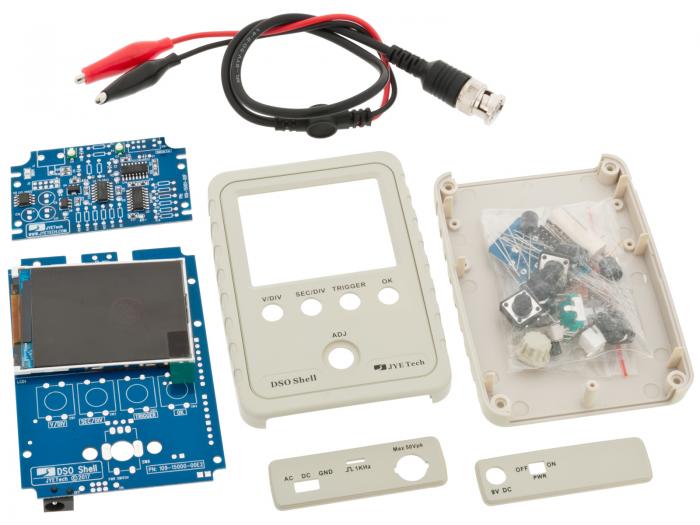 DSO150 Oscilloskop 1-kanal 200kHz - med lda (byggsats) @ electrokit (1 av 2)