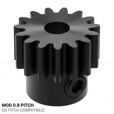 Kuggdrev MOD 0.8 15T ø4mm @ electrokit