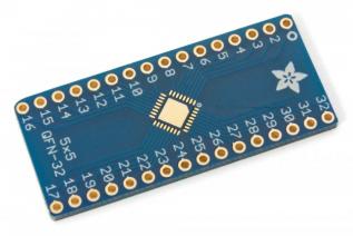 Adapterkort QFN-32 / TQFP-32 - DIP-32 @ electrokit