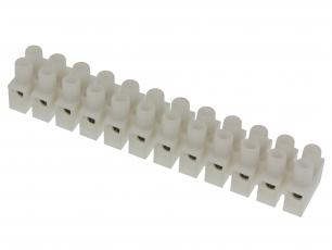 Kopplingsplint "sockerbit" 2.5mm² 12-pol @ electrokit