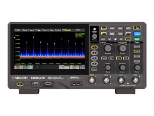 Oscilloskop 200MHz 4-kan 12-bit Siglent SDS824X HD @ electrokit