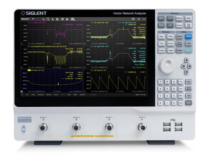 Vektorntverksanalysator VNA 8.5GHz 4-port SNA5014A @ electrokit (1 av 4)