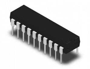 74HC574 DIP-20 Octal D-type flip-flop @ electrokit