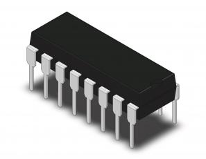 DG409DJ DIP-16 4ch Analog multiplexer differentiell @ electrokit