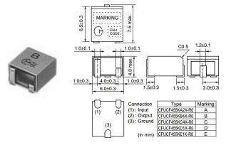 CFUCF455KB4X-R0 SMD 455kHz filter @ electrokit