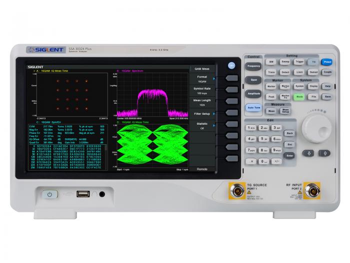 Spektrumanalysator 3.2GHz SSA3032X Plus (inkl TG) @ electrokit (1 av 6)