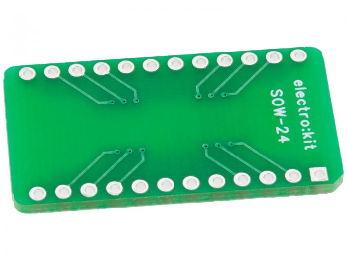 Adapterkort SOIC-24 - DIP-24W @ electrokit (2 av 2)