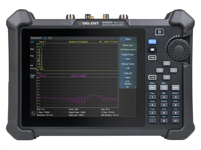 Spektrumanalysator 3.6GHz 2-port handhllen SHA851A @ electrokit (1 av 16)