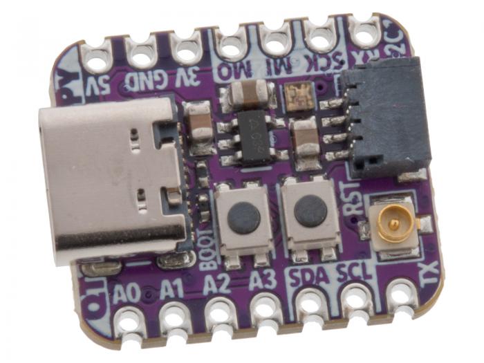 Adafruit QT Py ESP32-S2 WiFi Dev Board med u.fl-kontakt @ electrokit (2 av 3)