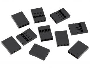 Kontakthus 2.54mm 1x4-pol 10-pack @ electrokit