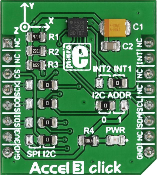 Accel 3 click @ electrokit (1 av 4)